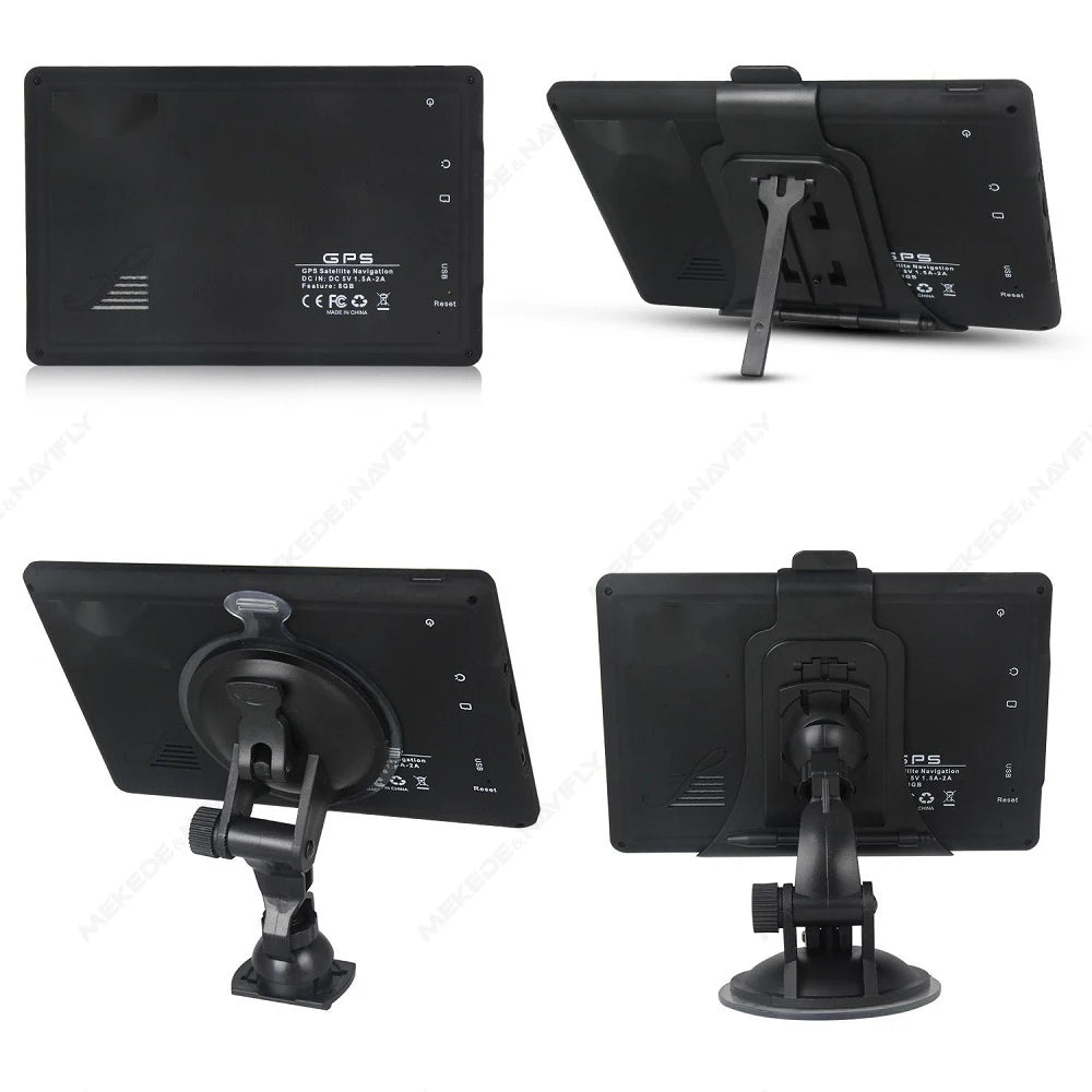 NAVIFANS 7-Inch Europe GPS Car Navigator - Sunshade, TF/Music/FM/Video