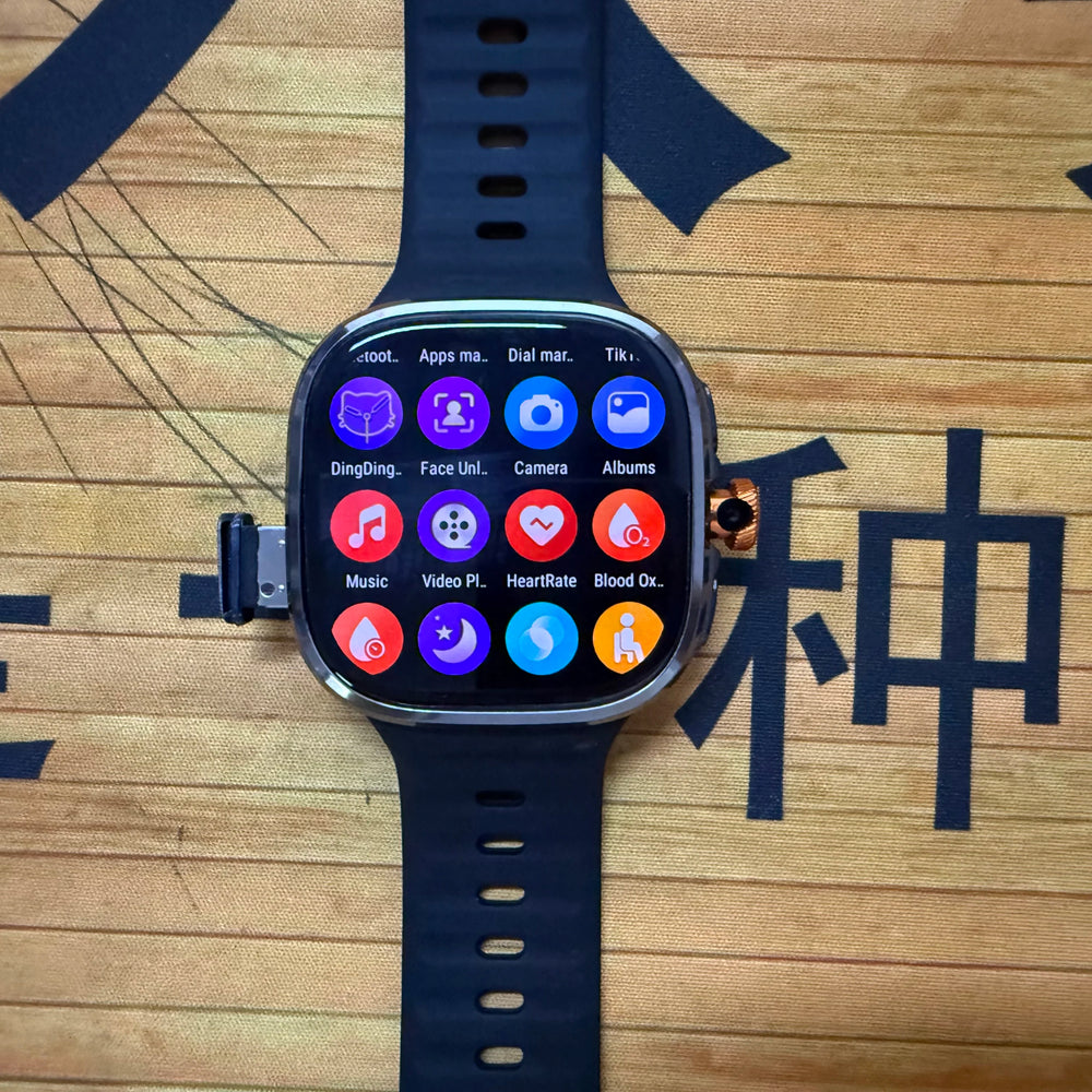 M99 5G Smartwatch - 2.4" AMOLED, 900W Rotating Camera, 2100mAh NFC GPS
