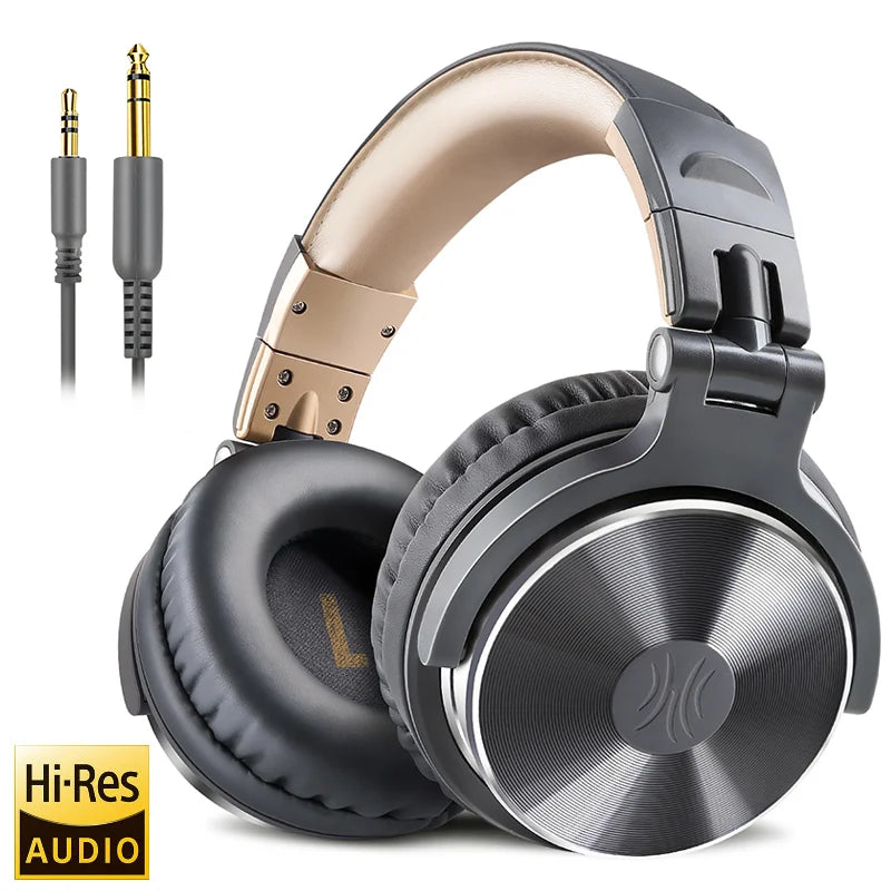 Oneodio Studio Pro 10/30/50 Wired DJ Headphones - 50mm, Hi-Res, CE/RoHS