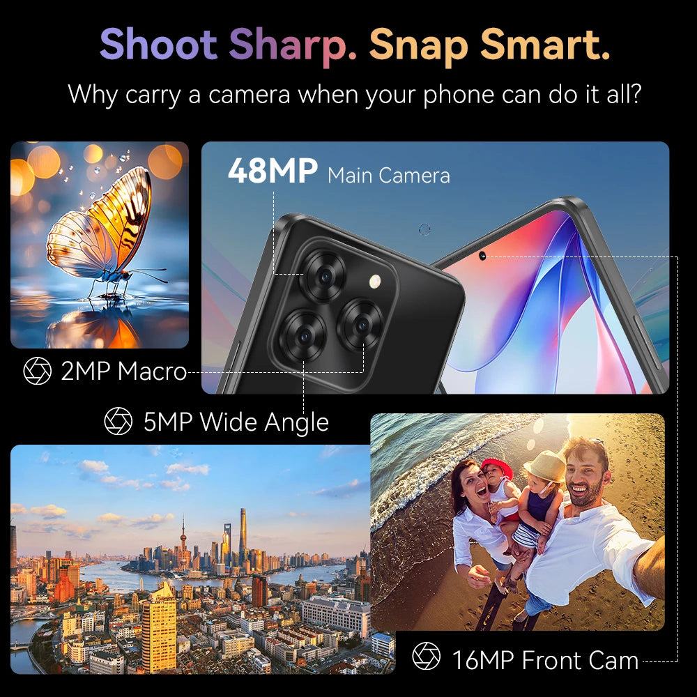 Cubot Note 60 Android 15 - 7.2" 120Hz, 16GB RAM, 48MP, 7000mAh, 18W