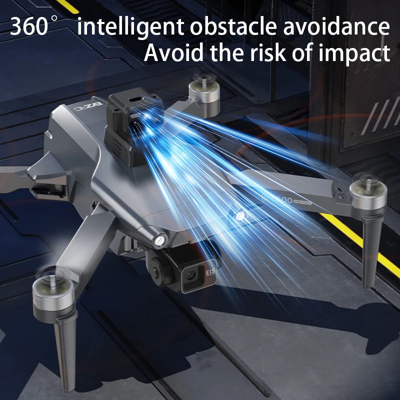 L600 Pro Max 8K Drone - 3-Axis Gimbal, 360° Obstacle Avoidance & FPV