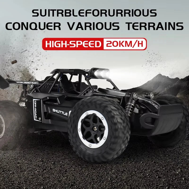 ZWN 2WD Off-Road RC Climbing Car - LED Remote Control Truck