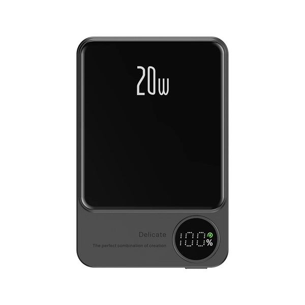 10000mAh Magnetic MagSafe Power Bank - 20W Wireless Fast Charge, Metal