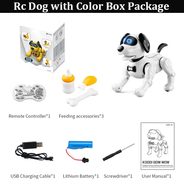 JJRC Smart RC Dog Robot - Talking, Dancing and Programmable Pet