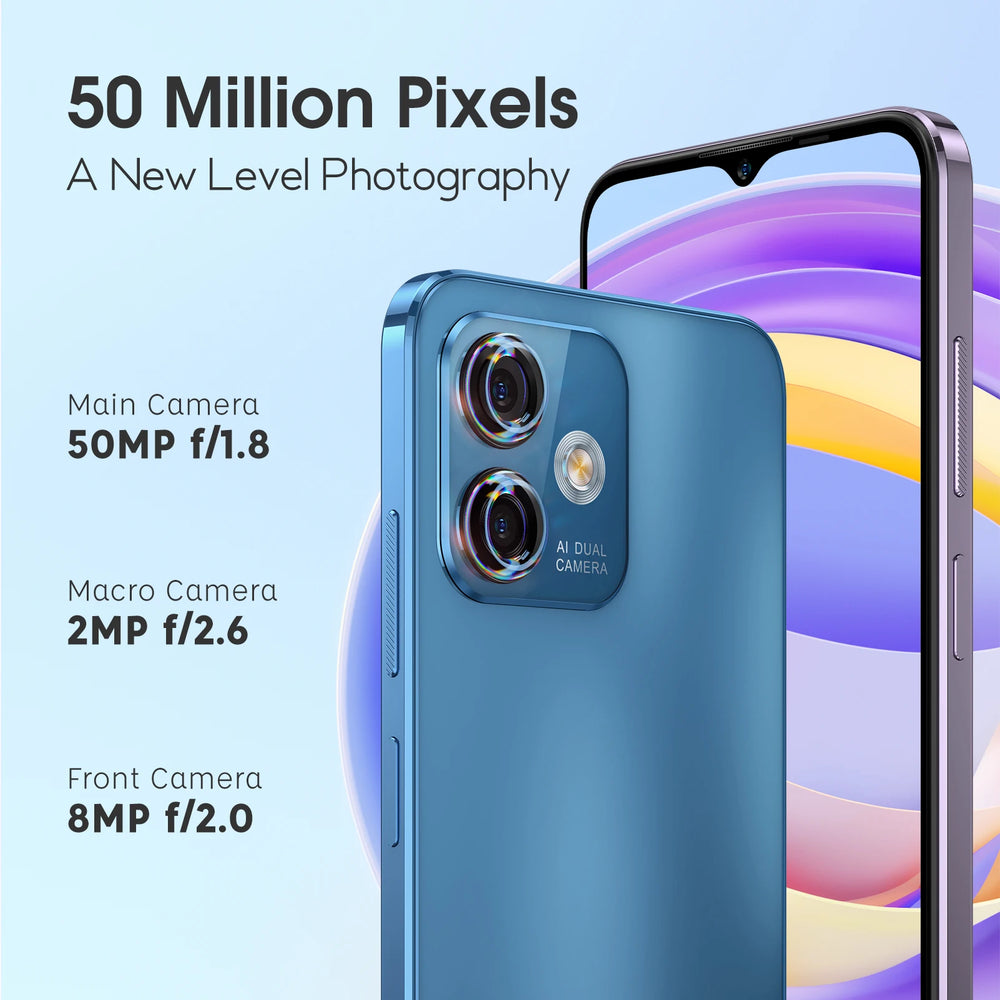 Ulefone Note 16 Pro 4G Global - 16GB RAM, 256GB, 50MP, 4400mAh, Android 13