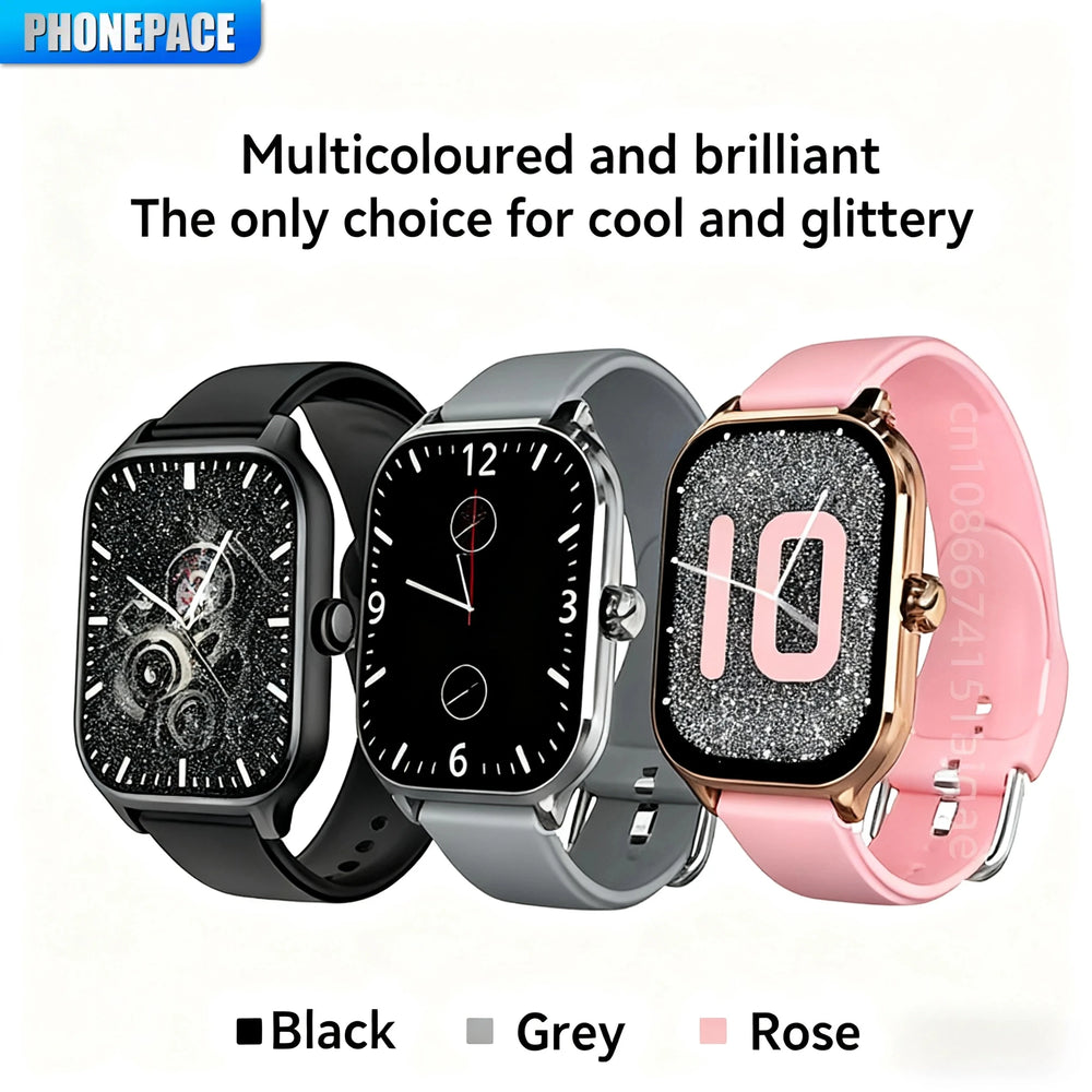 PHONEPACE C20 Smartwatch - 1.77-Inch HD, Bluetooth Call & Sports Mode