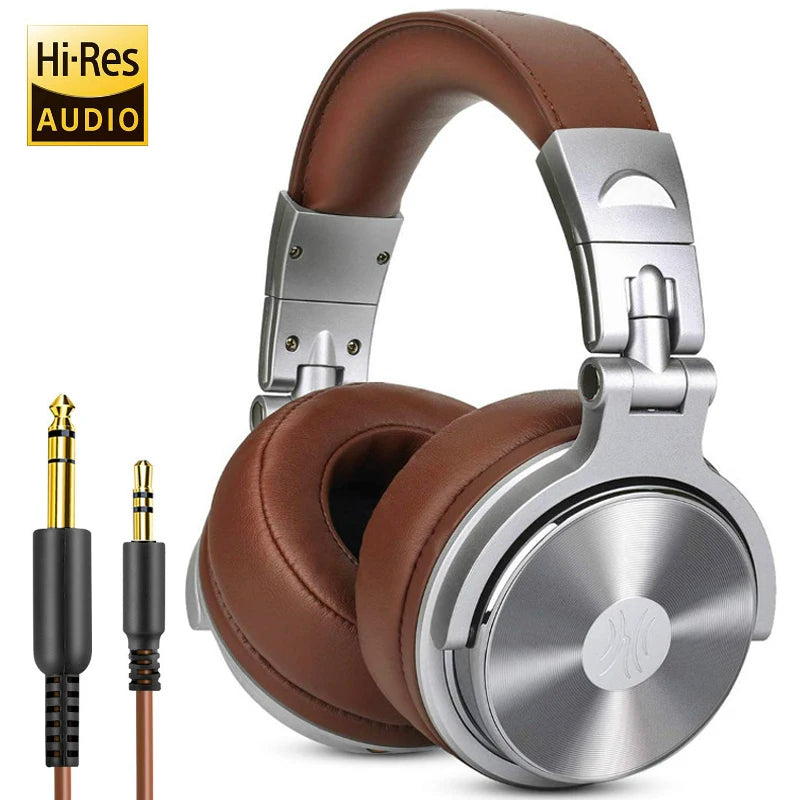 Oneodio Studio Pro 10/30/50 Wired DJ Headphones - 50mm, Hi-Res, CE/RoHS