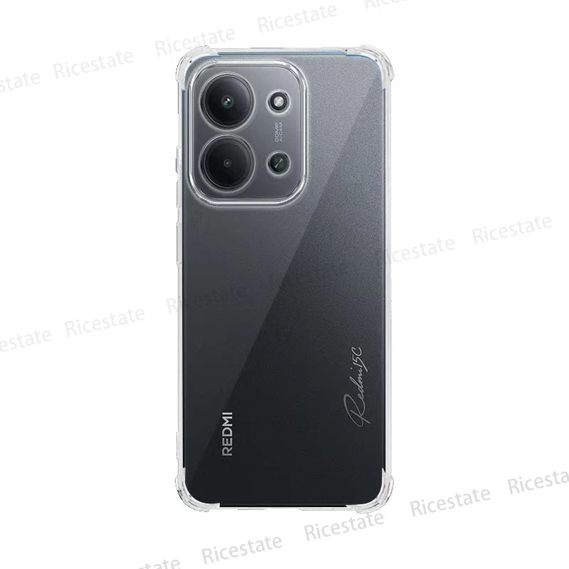 Ricestate Clear Shockproof Silicone Case - Xiaomi Redmi 9C-15C Series