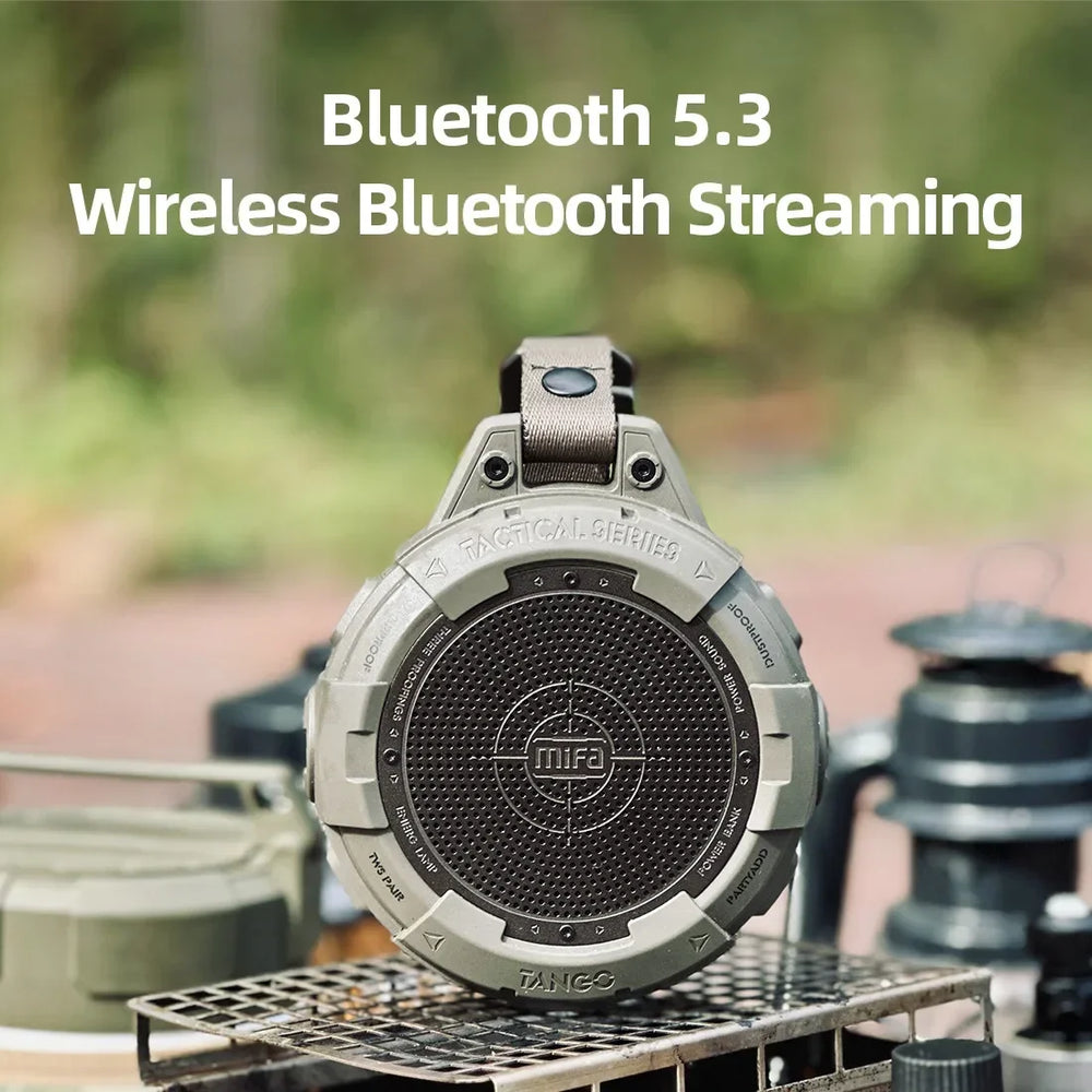 Mifa Tango Portable Bluetooth Speaker - IP67 Waterproof with Flashlight