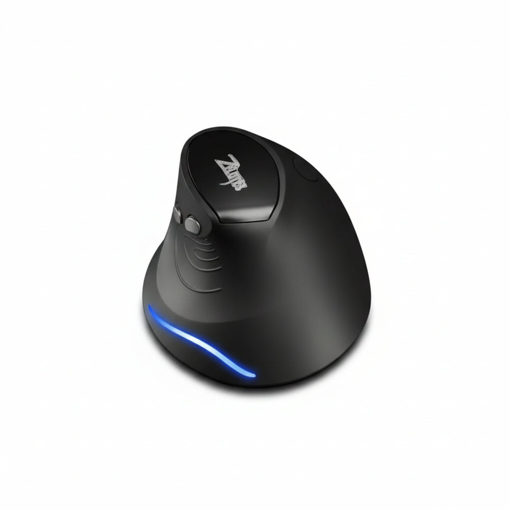 Zelotes F-17 Vertical 2.4G Wireless Gaming Mouse - 2400 DPI, 6 Buttons