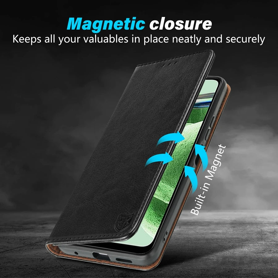 ZZXX Magnetic Wallet Leather Case - Xiaomi Redmi Note/Poco Series