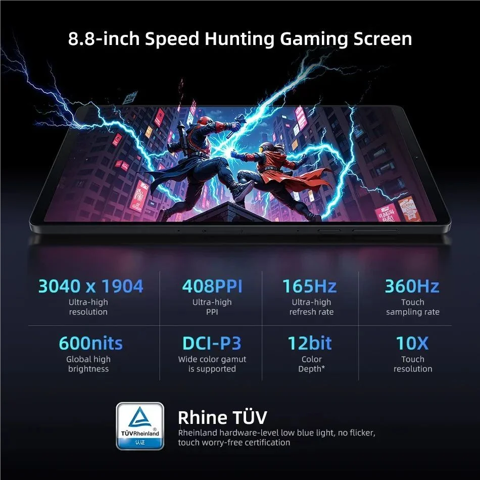 Lenovo Legion Y700 2025 Gen 4 - Snapdragon 8 Elite, 8.8" 165Hz, 7600mAh