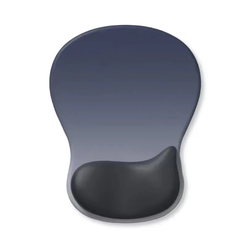 Gel Wrist Rest Ergonomic Mouse Pad - Non-Slip PU Base for Pain Relief