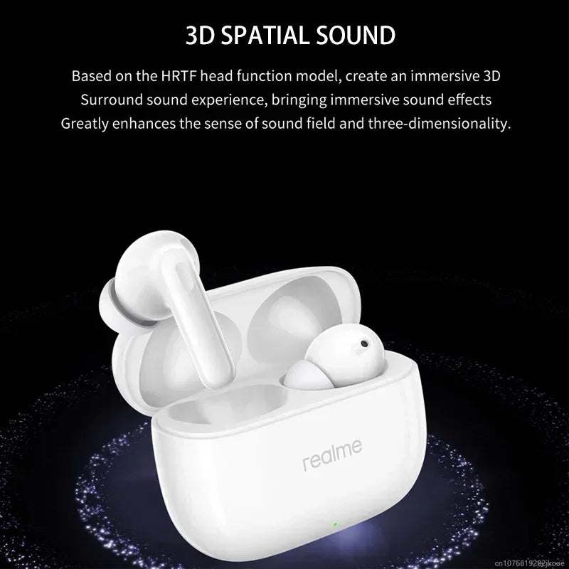 realme Buds T310 ANC Earphones - 46dB, Bluetooth 5.4, 12.4mm, 480mAh