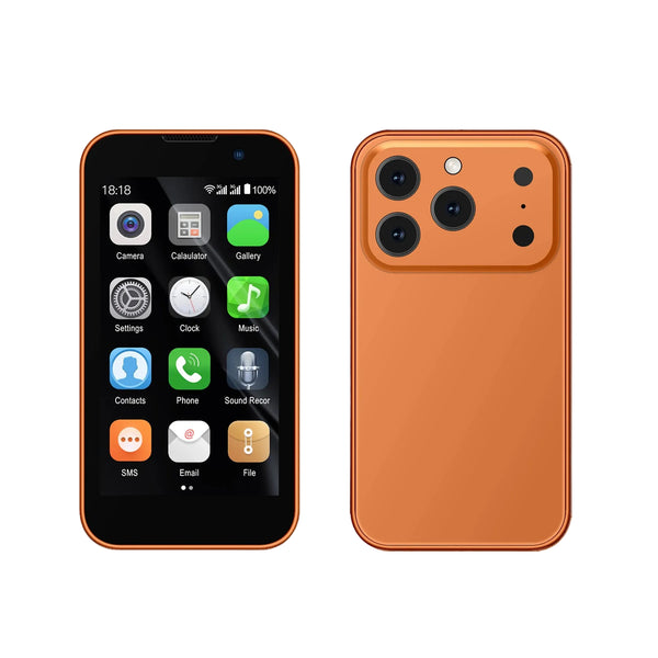 SERVO Mini 2026 Pocket Smartphone - 3.0" HD, 2GB/16GB, 3G, Android 9, GPS