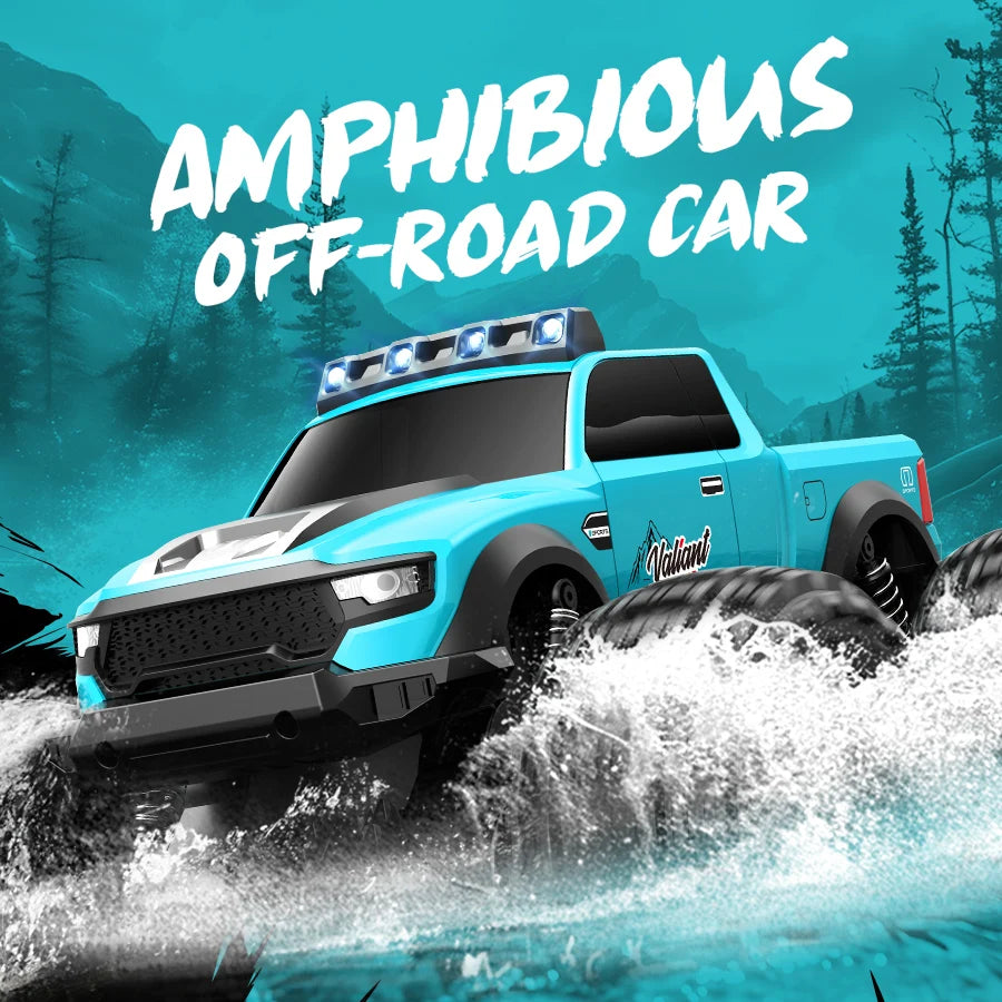 JJRC C8816 Amphibious 4WD RC Monster Truck - LED Off-Road Climber
