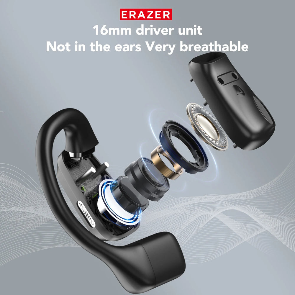 Erazer XP6 AI Translator Earphones - Sleep ASMR, DIY EQ App, 20-Hour