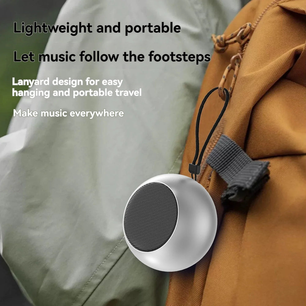Portable Metal Bluetooth Speaker - Heavy Bass Mini Outdoor Audio