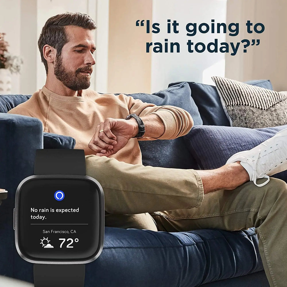 Fitbit Versa 2 Health Smartwatch - Alexa Built-In, Heart Rate & Swim Tracking