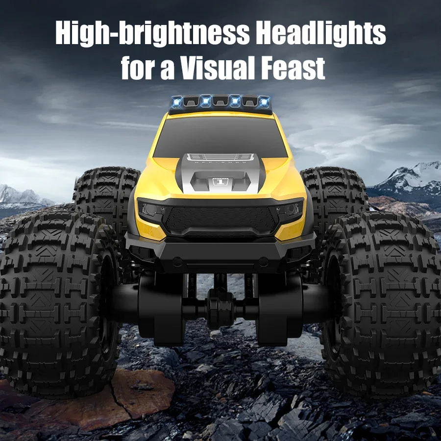 JJRC C8816 Amphibious 4WD RC Monster Truck - LED Off-Road Climber