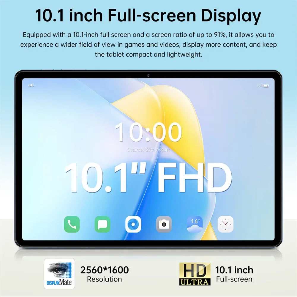 Pad 7 Pro Android 15 Tablet - 22GB RAM, 2TB, 10000mAh, 5G Dual SIM GPS