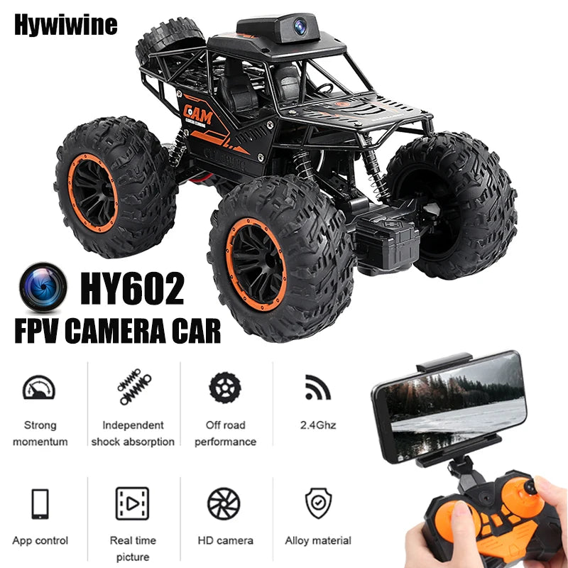 HY602 1:18 RC Climbing Car with 720P WiFi FPV Camera