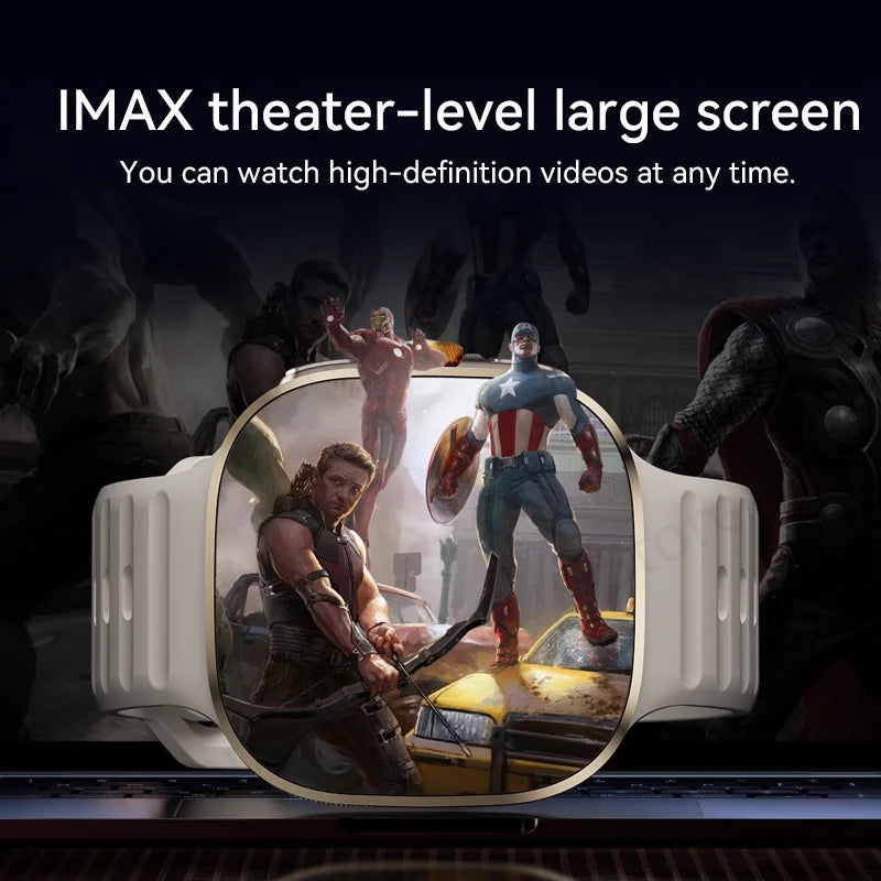 M99 5G Smartwatch - 2.4" AMOLED, 900W Rotating Camera, 2100mAh NFC GPS