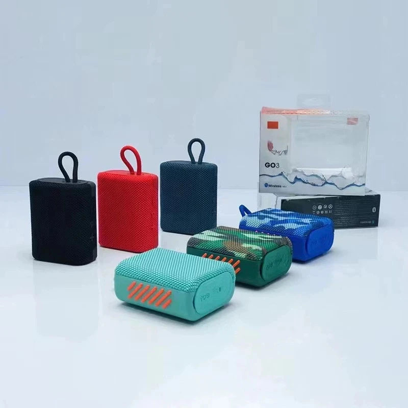 QUEED GO3 Ultra-Portable Bluetooth Speaker - Waterproof Mini Bass