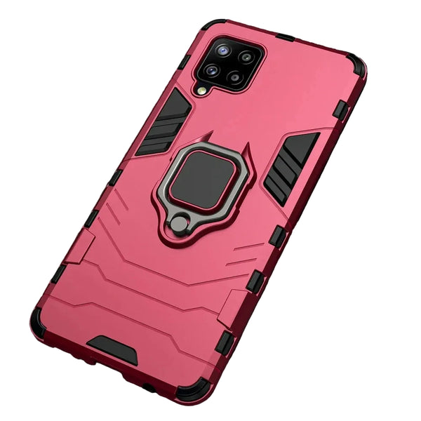 Amour Brave Shockproof Samsung Galaxy A-Series Case - Ring Stand, Transparent