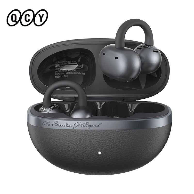 QCY Crossky C50 Open-Ear Bluetooth 6.0 Earbuds - 4 Mic AI, 10.8mm, 35H