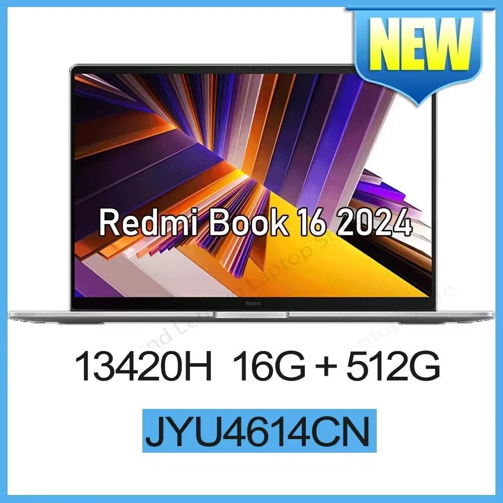 Xiaomi RedmiBook 16 2024 - Intel i5-12/13th Gen, 16GB, 512GB, 1920x1200