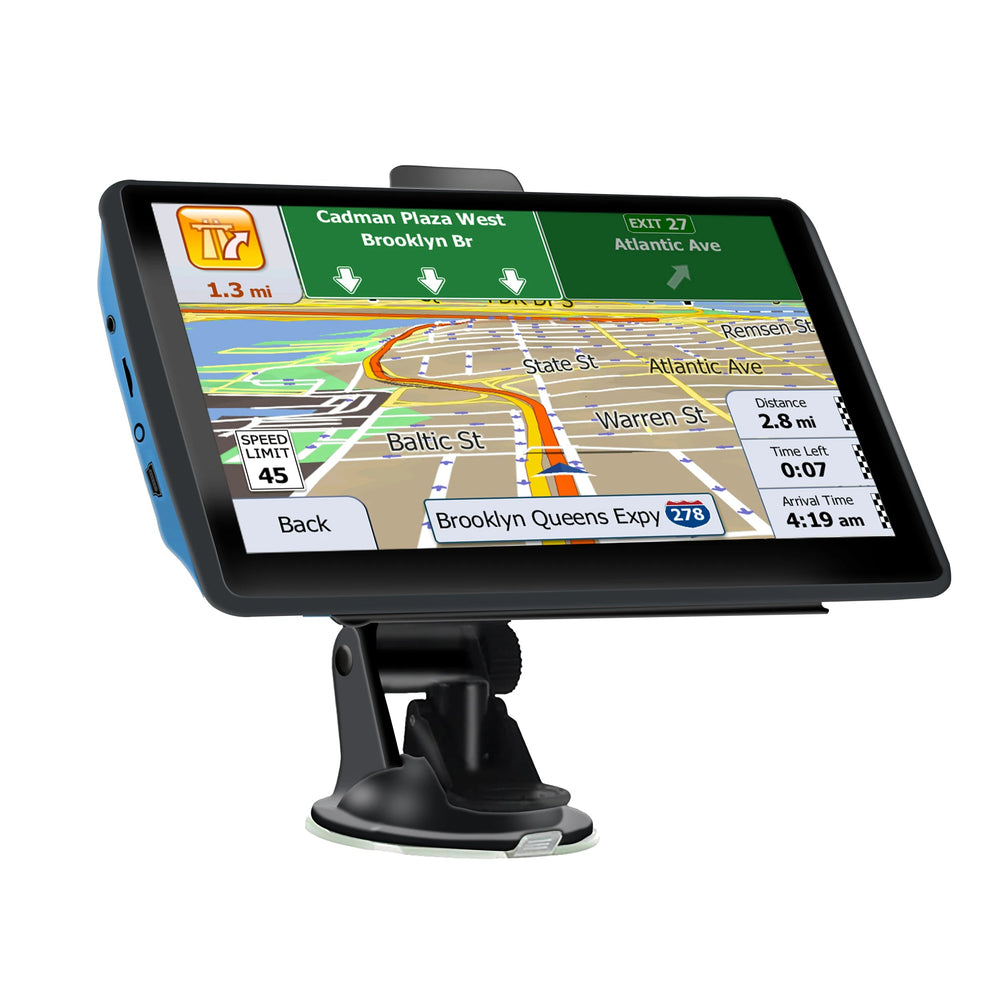 WEEKJOOY 7-Inch GPS Navigator - Europe/North America Maps, 8GB, FM Music