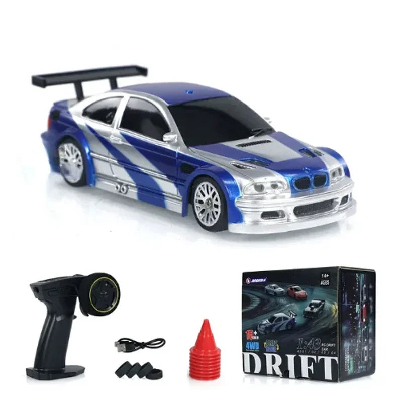 1/43 4WD Mini RC Drift Car - 2.4G High-Speed Racer