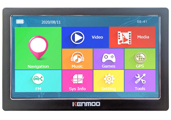 KKENMOO 7-Inch HD GPS Navigator 2026 - 512MB RAM, 8GB, Europe/Russia Maps