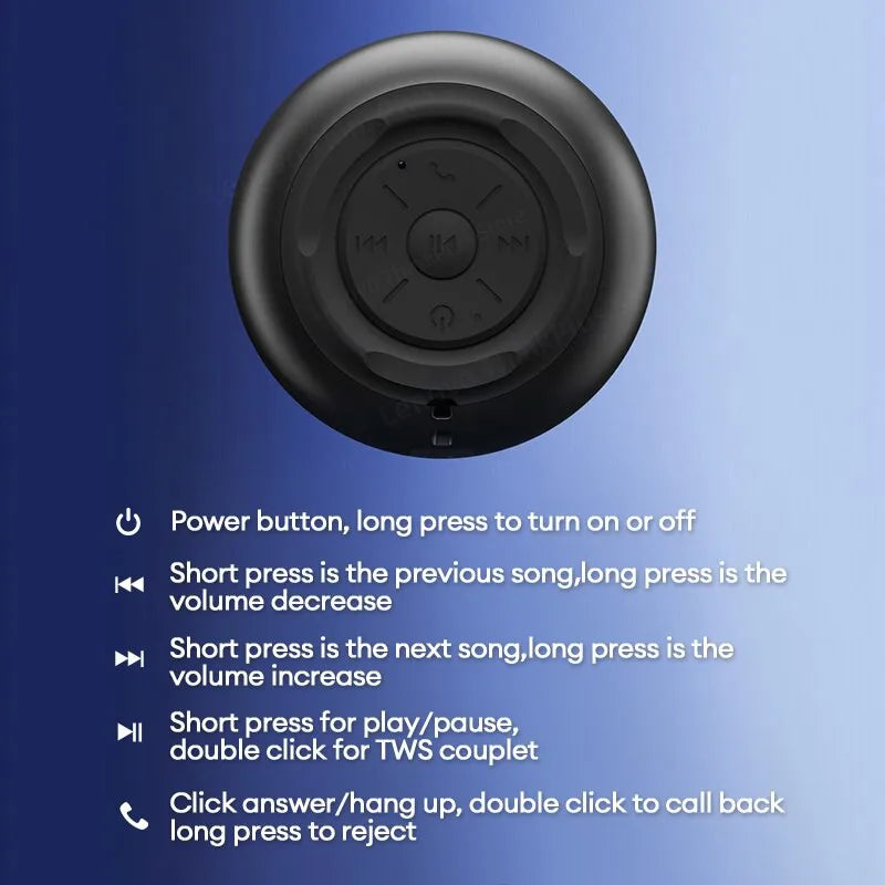Lenovo K3 Pro Bluetooth 5.0 Speaker - 1200mAh, 2.0 Stereo Metal Cabinet