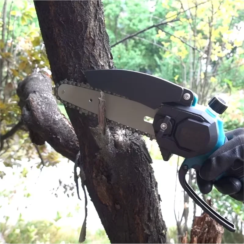 LISI 6-Inch Mini Electric Chainsaw - 1700RPM, 18V Makita Compatible