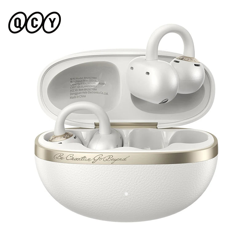 QCY Crossky C50 Open-Ear Bluetooth 6.0 Earbuds - 4 Mic AI, 10.8mm, 35H