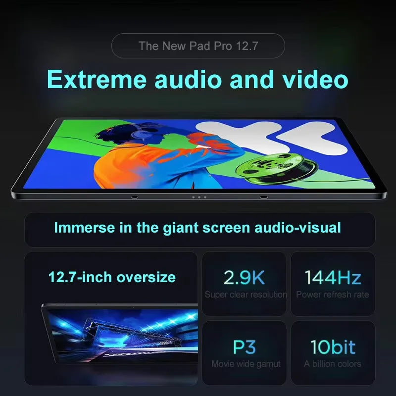 Lenovo XIAOXIN Pad Pro 12.7 2025 - Dimensity 8300, 2.9K 144Hz, 10200mAh