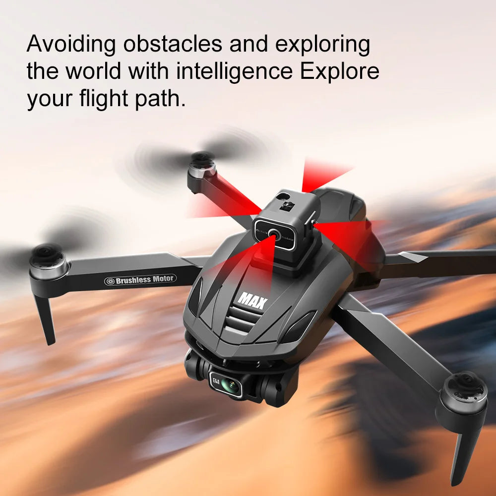 V168 Pro MAX GPS Drone 2025 - 8K, 360° Avoidance, Brushless, 5G FPV Screen
