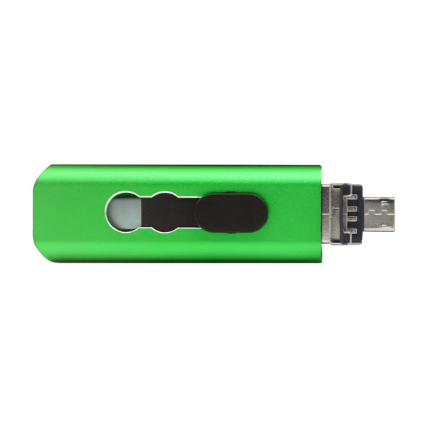 KFHIREW 3-in-1 Metal USB Drive - USB 2.0 + Type-C + Micro USB OTG