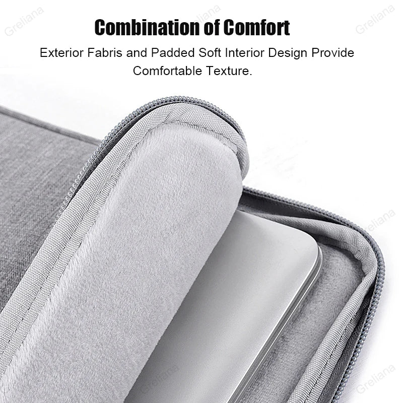 Greliana Waterproof Laptop Briefcase 13.3-15.6 Inch - MacBook & Multi-Brand