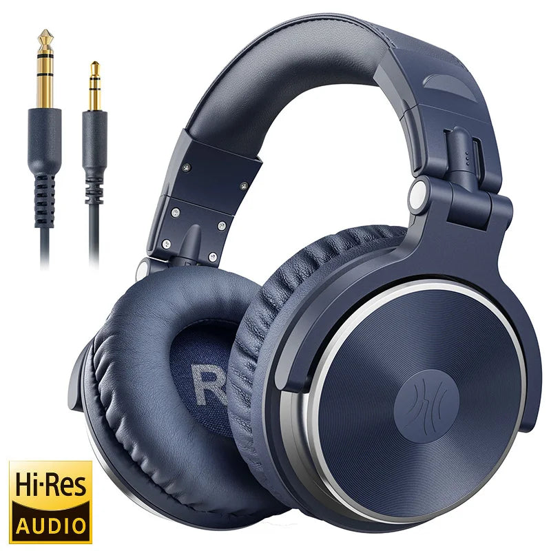 Oneodio Studio Pro 10/30/50 Wired DJ Headphones - 50mm, Hi-Res, CE/RoHS