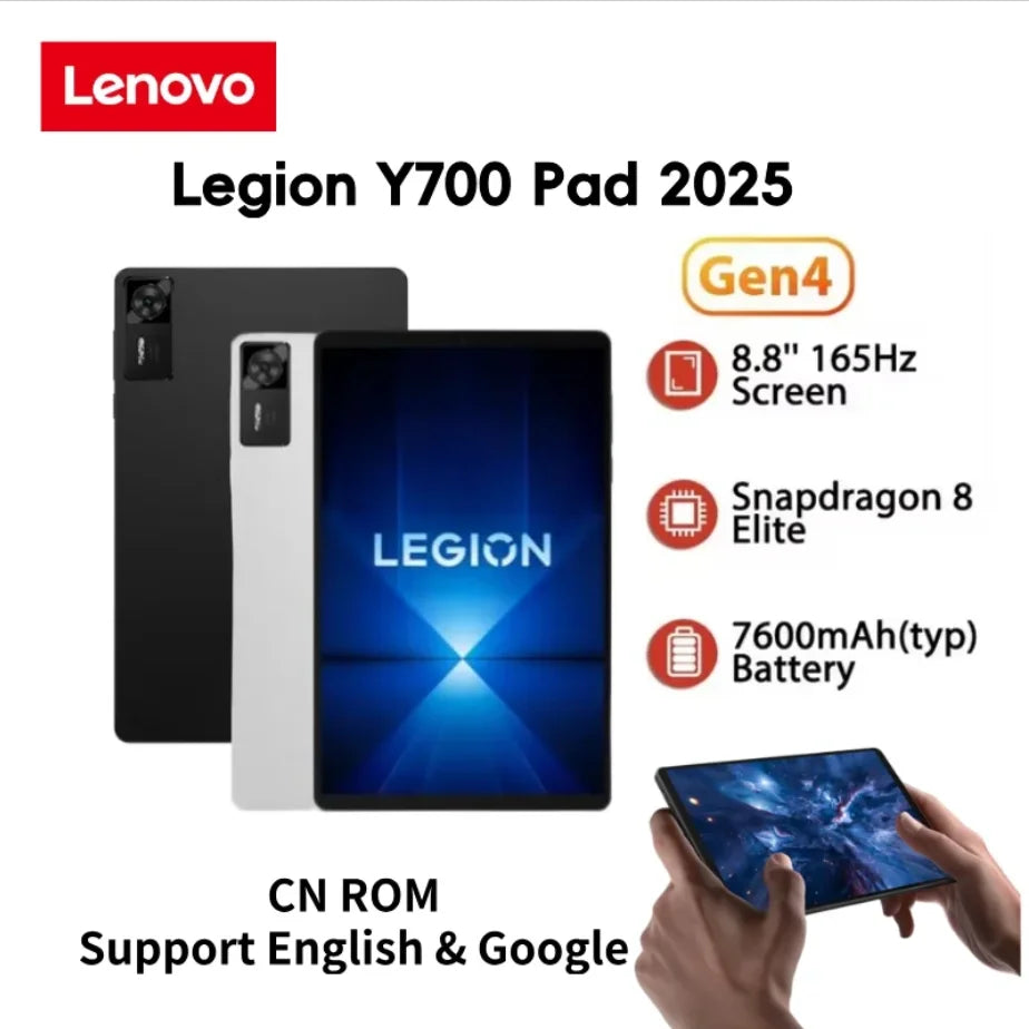Lenovo Legion Y700 2025 Gen 4 - Snapdragon 8 Elite, 8.8" 165Hz, 7600mAh
