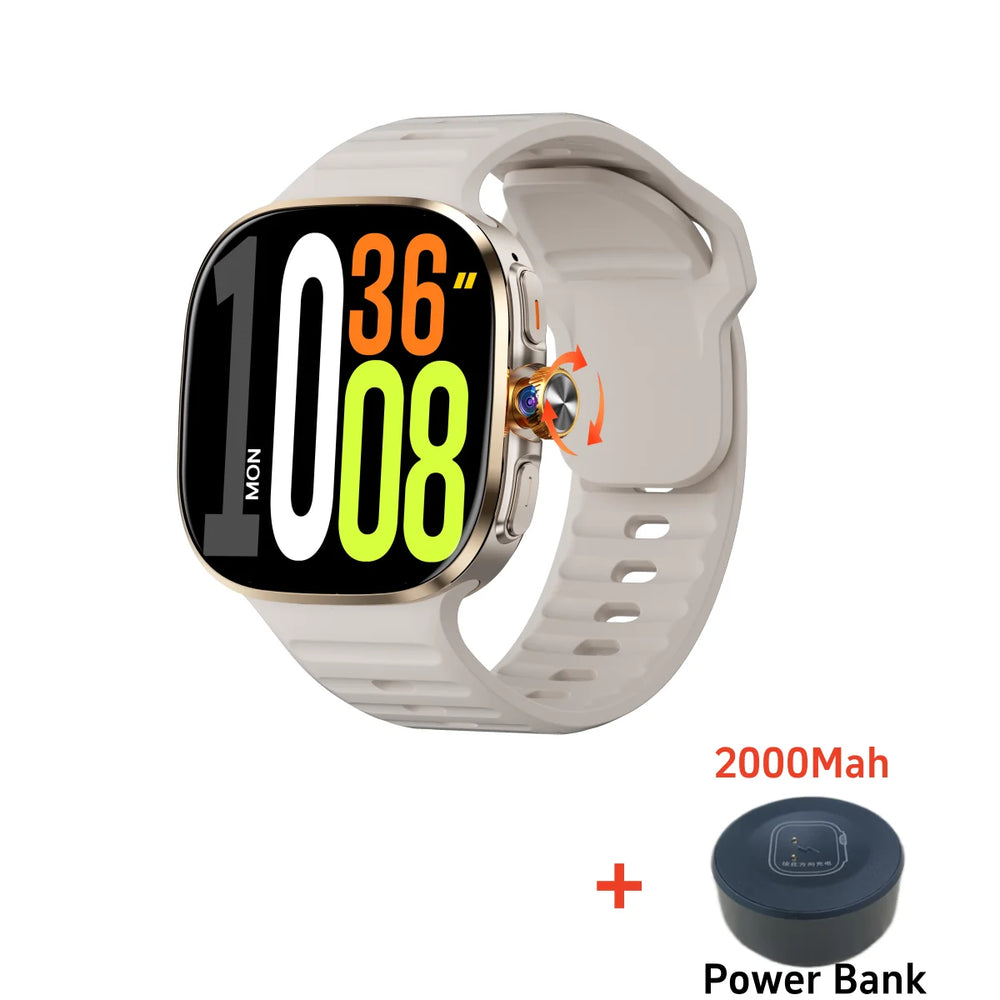 M99 5G Smartwatch - 2.4" AMOLED, 900W Rotating Camera, 2100mAh NFC GPS