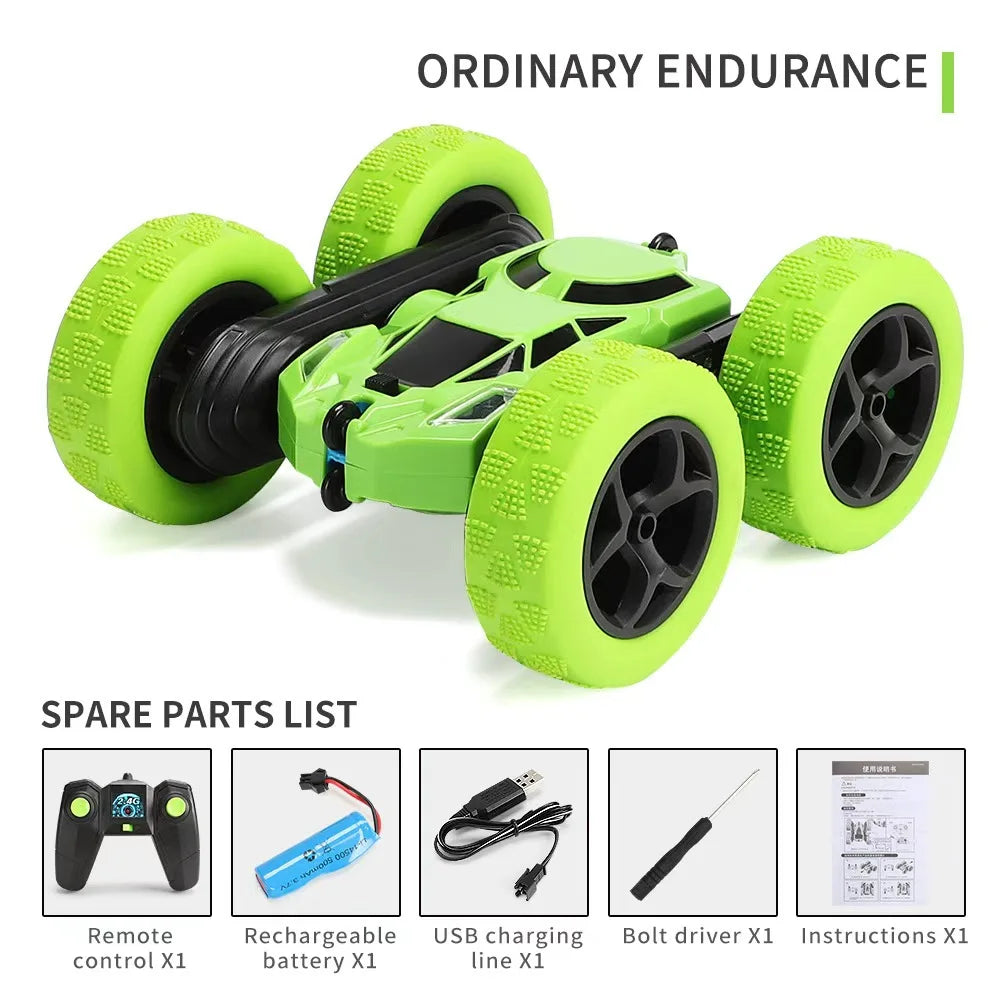 4WD Double-Sided Stunt RC Car - 360 Degree Flipping Action