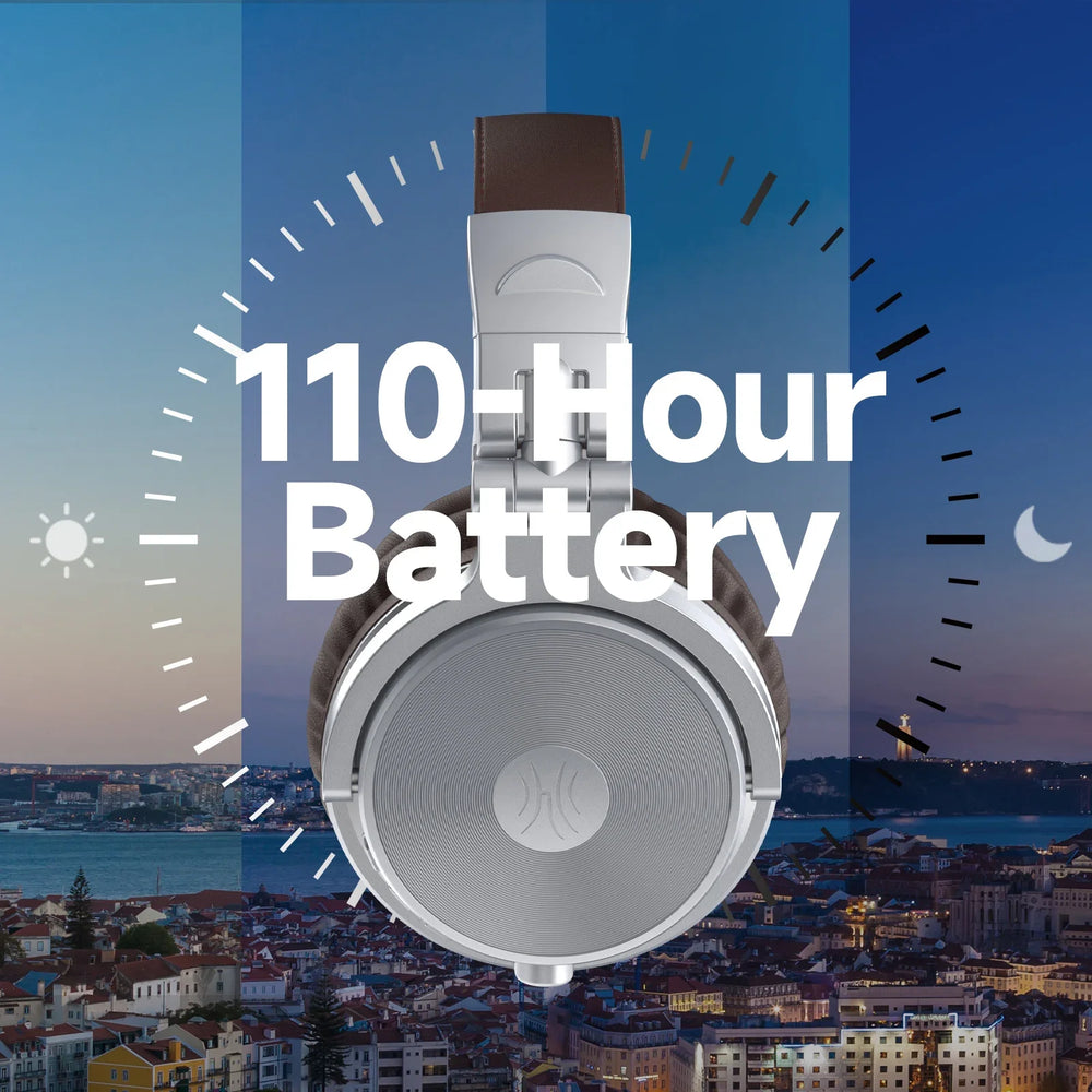 Oneodio Pro C Wireless Headphones - BT 5.2, 1000mAh, 110 Hours, 50mm