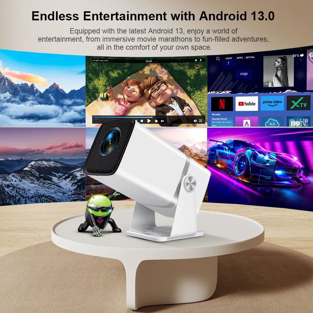 ThundeaL TD90 Smart Mini Projector - Native 1080P WiFi Home Theater