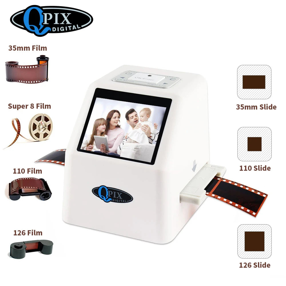 FS610 35mm Film Scanner - 22MP Negative and Slide Converter