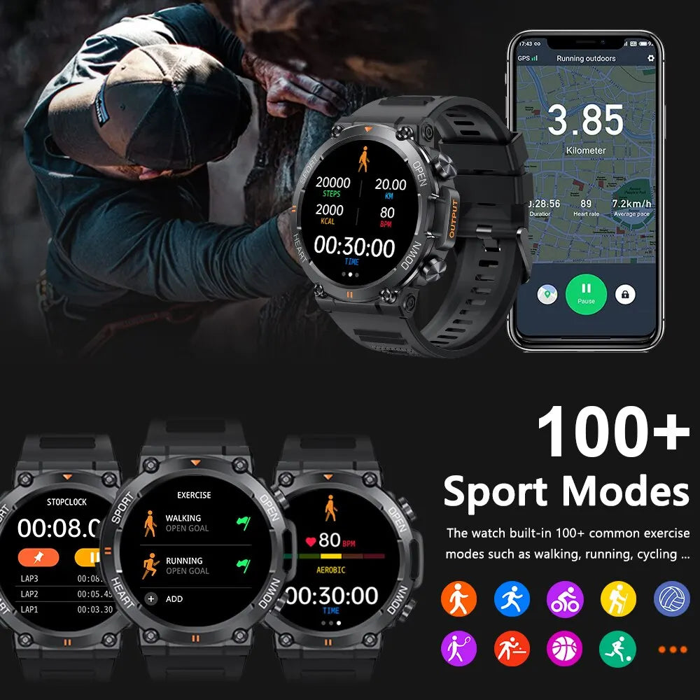 MEVADEN MD56 1.39 Inch Bluetooth Calling Smart Watch - 400mAh