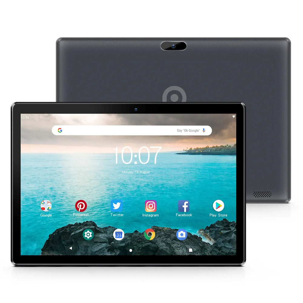 PRITOM 10-Inch Android 13 Tablet - 64GB, 6000mAh, 3G SIM & GPS